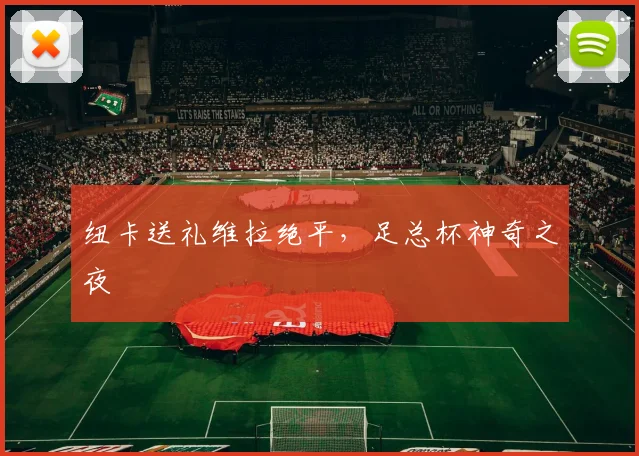 纽卡送礼维拉绝平，足总杯神奇之夜